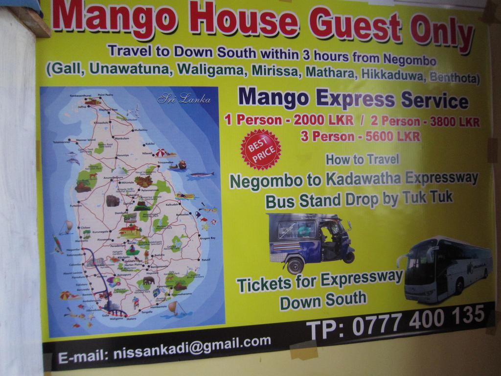 Hotel Yoho Mango House Negombo Zewnętrze zdjęcie